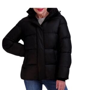 Two by Vince Camuto Ladies Puffer Jacket black  NWT